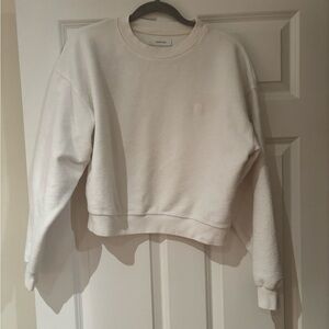 Anine Bing Cream Sweatshirt